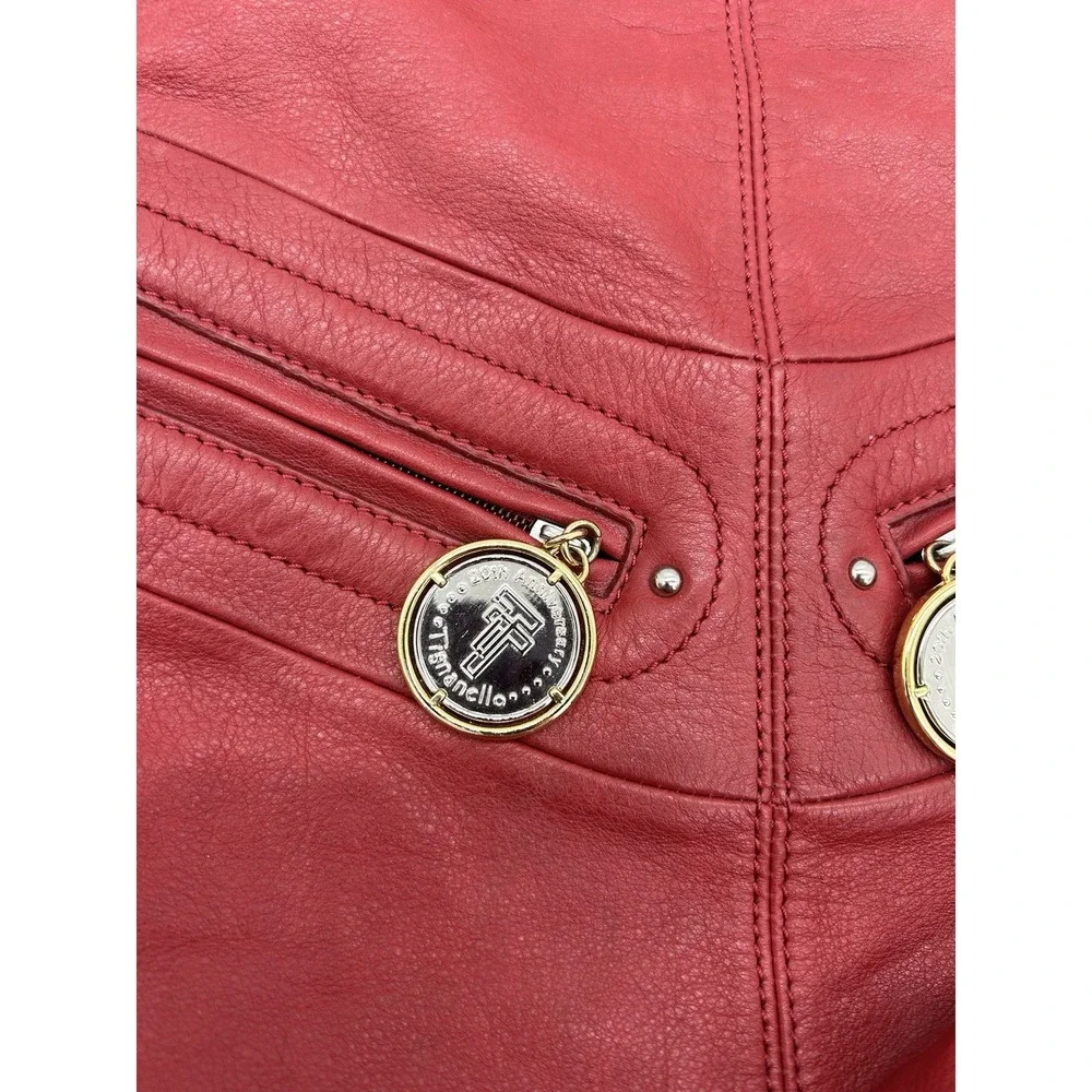 Tignanello 20th anniversary red leather Hobo shoulder bag‎